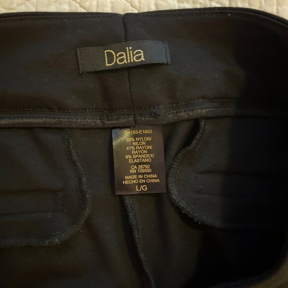 Dalia Women's Pull-On Ponte Pant 4-Way Stretch Fabric - Picture 3 of 9